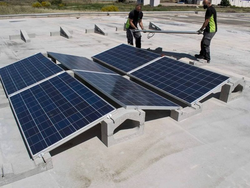 Sunblocks Installationsanleitung für Betonblockplatten